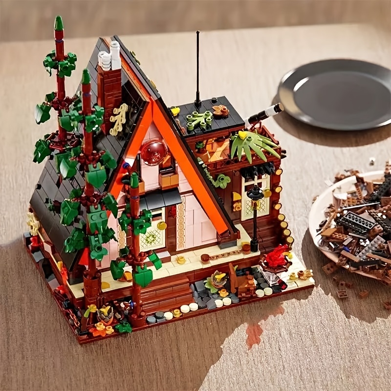 New Three-Angle Vacation Cabin Building Block Model